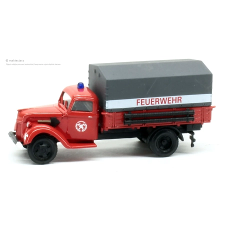 Pojazd Ford 3000 straż w skali H0